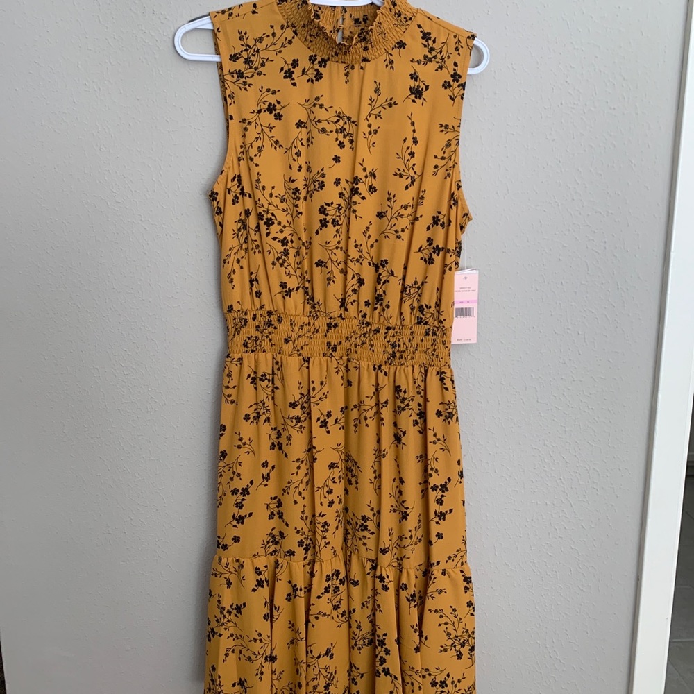 Nanette Lepore mustard dress